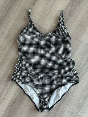 Gingham One Piece Swimsuit